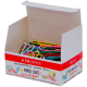 Agrafe de birou, colorate in PVC, 50 mm, DL Office, 100 buc